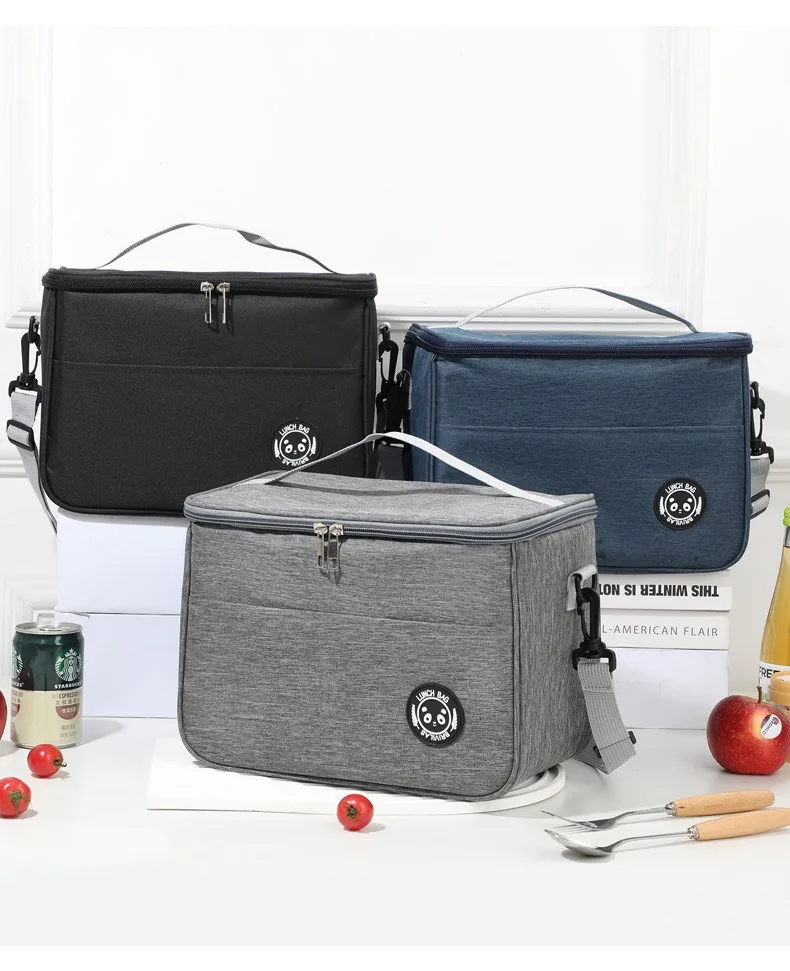 

Amazon ice cube folding ice bag thickened thermal insulation bag picnic bento portable work with meal lunch fresh-keeping bag