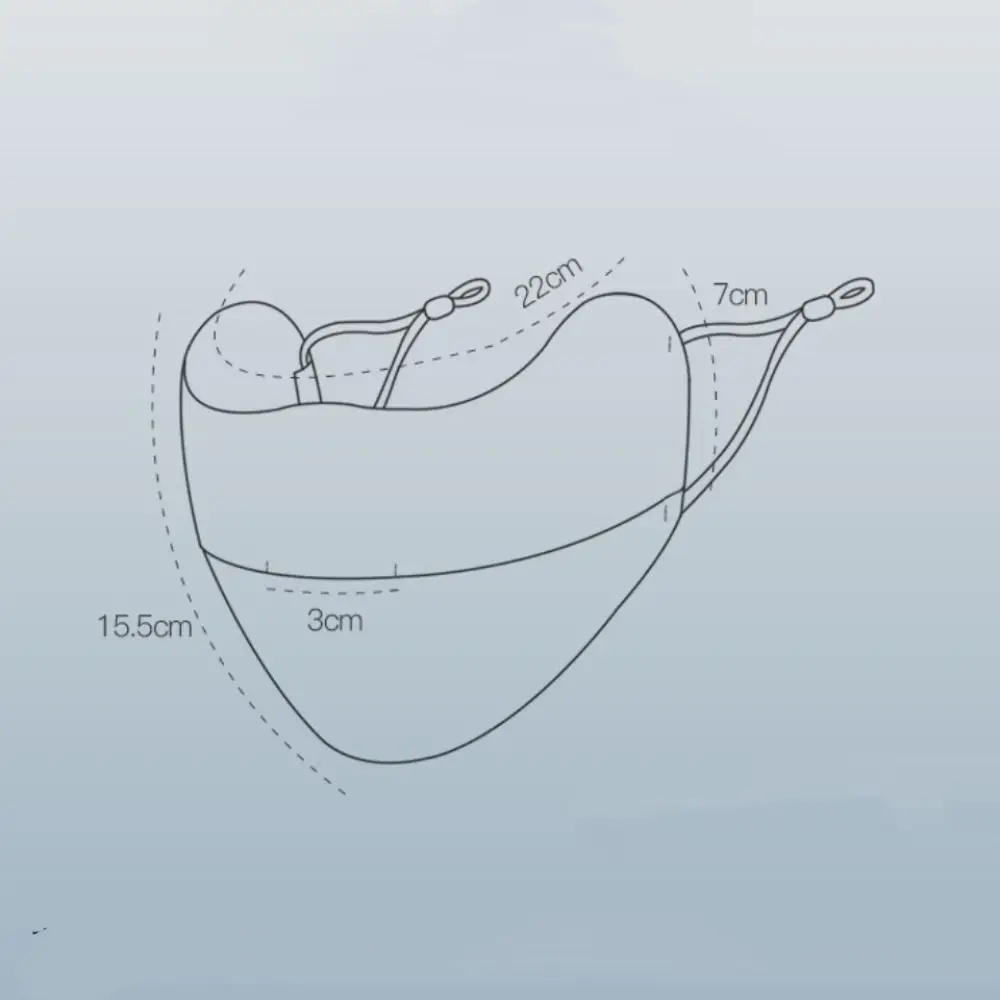 Protezione solare Unisex ciclismo maschera per il viso in seta di ghiaccio maschera sportiva sciarpa per il viso