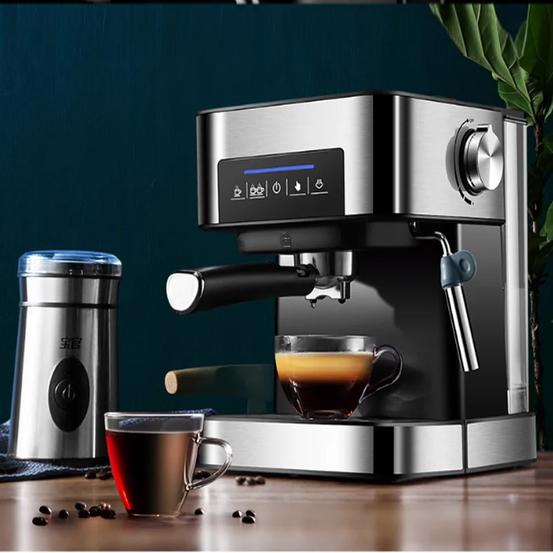 Factory Direct Professional Lever Espresso Coffee Machine Italian Automatic with Stainless Steel for Milk Usage