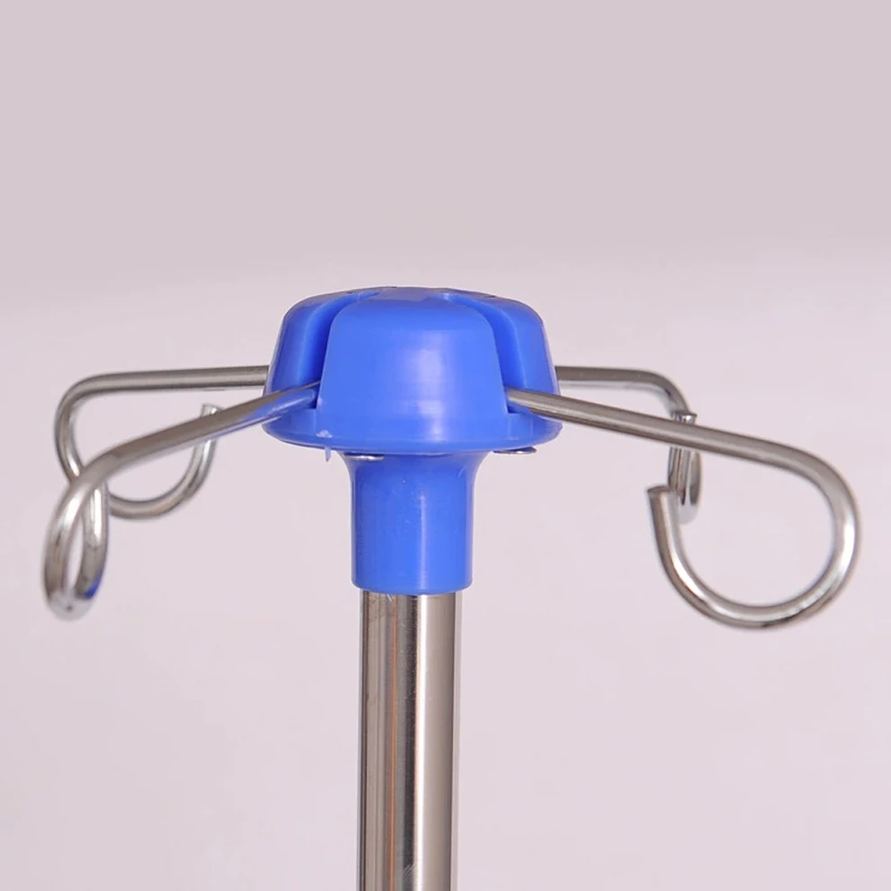 1Pc Infusion Stand Hook Medical Clinic IV Bag Rack Hanging Pole Hanger Drip Holder Vertical Display Bottle Hook Stainless Steel