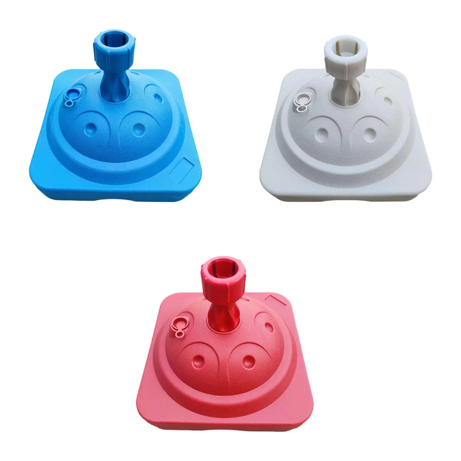 حامل مظلة للفناء وحامل مظلة بديل مربع ومستقر للمياه