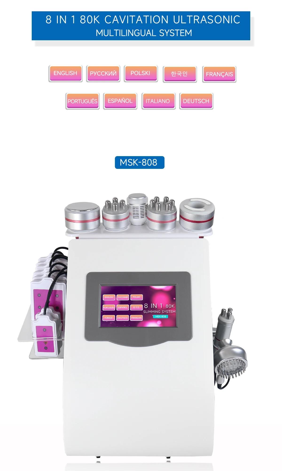 Рисунок 2 - 4QUEENS Kim8 8 в 1 80K ультразвуковая