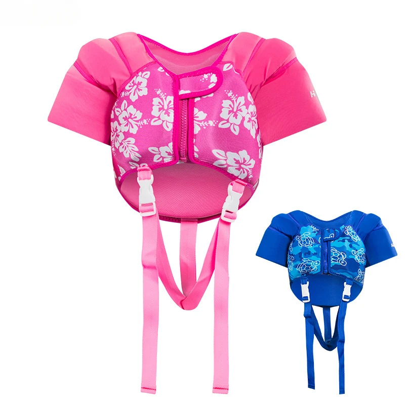 

Children's Buoyancy Fishing Vest Protective Cross Belt Swimming Snorkeling Drifting Vest Water Sleeve EPE Baby Life jacket