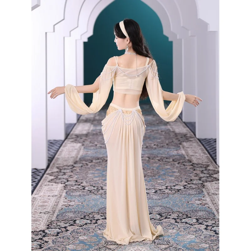 Belly Dance Costums Court Style Dance Dress Practise Clothing Female Dance Suits