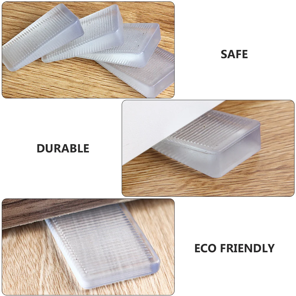 

12pcs Table Shims Furniture Leveling Wedges Home Improvement Diy Grooved Bottom No Slip For Cabinet Deck Shed Sofa Bed