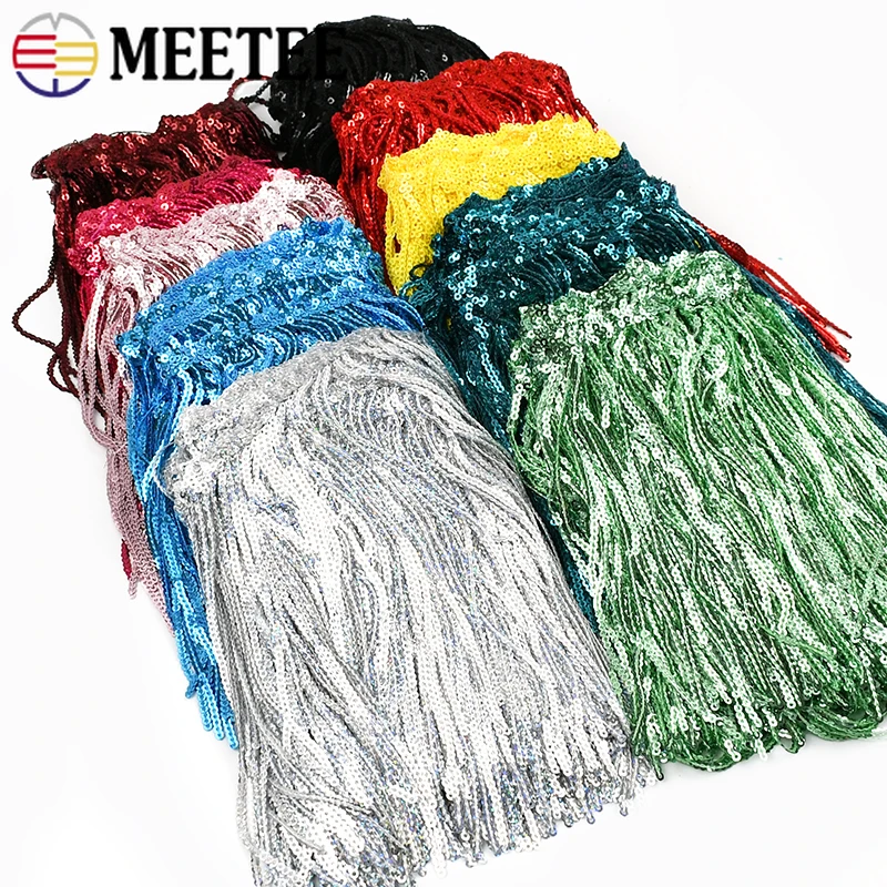 

1-5Yards 17cm Fringe Tassel for Skirt Boots Scarf Decor Lace Ribbon Clothes Bag Sequin Trims Material DIY Sewing Accessories