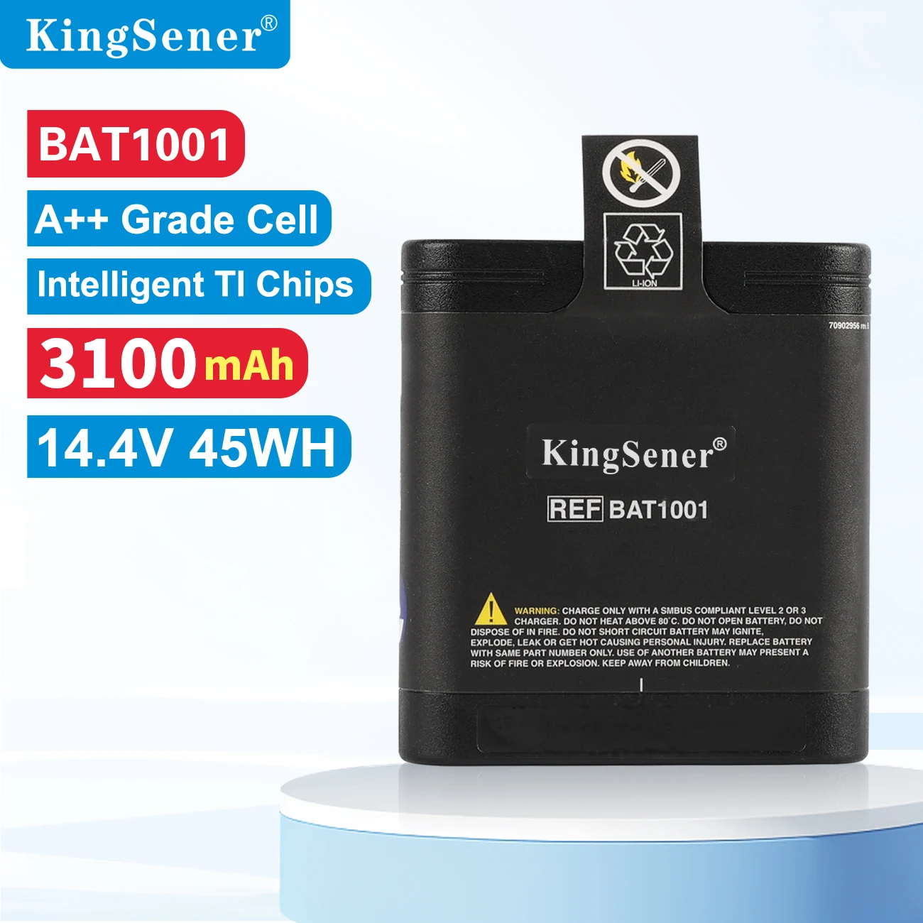 KingSener Replacement REF BAT1001 Battery For Integra Camino ICP ND2054LS31 ND2054iN REF90522 ND2054HD29 ND2054ZD25 ND2054HD31 ND2054HD34