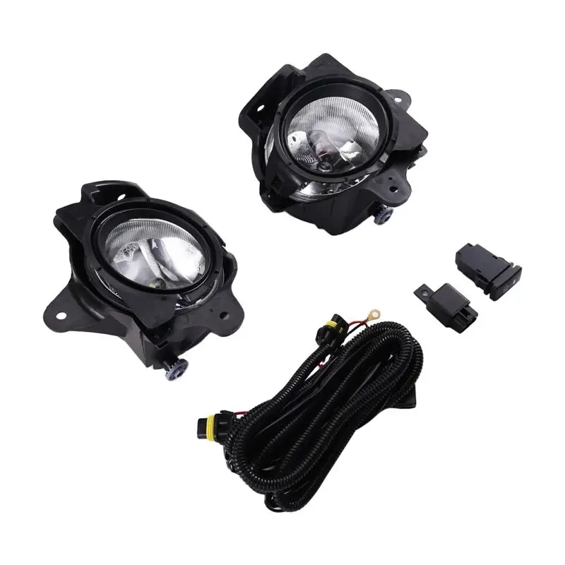 Reliable-Car LED Front Bumper Fog Light Set For Toyota Hilux VIGO MK7 2012 2013 2014 2015 2016 With Wires Switch Harness Kit