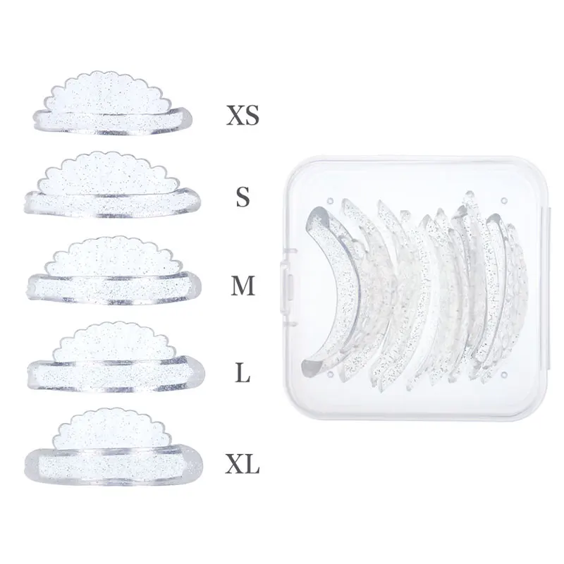 5Pairs Wimpern Dauerwelle Curler Lift Pads 3D Wimpern Dauerwelle Stangen Shell Silikon Lash Lifting Kit Make-Up Schönheit Werkzeug