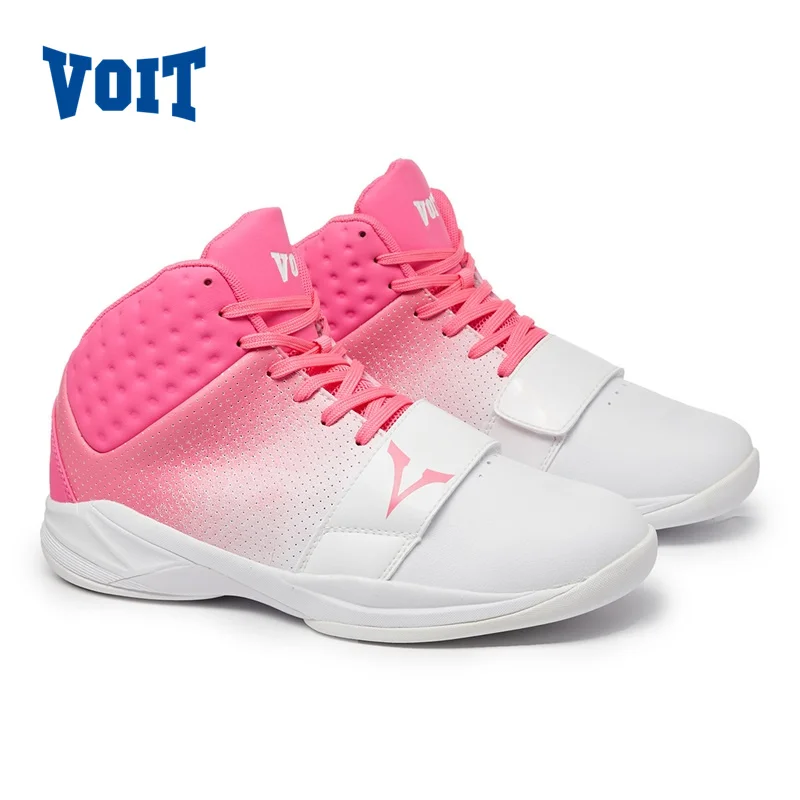 VOIT Professional Basketball Shoes NonSlip Man Abrasion Resistant Combat Concrete Floor Sneakers Cushioned High Top Combat Boots