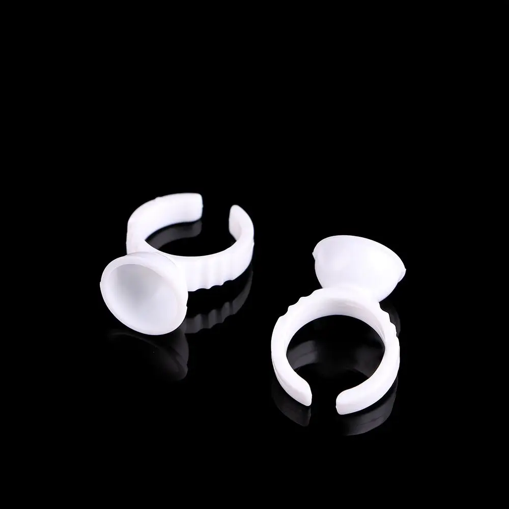 Eyelash Pallet Makeup Kit Tool Eyelashes Makeup Ring Pallet Eyelash Extensions Glue Ring Grafting Eyelash Tool Glue Pallet