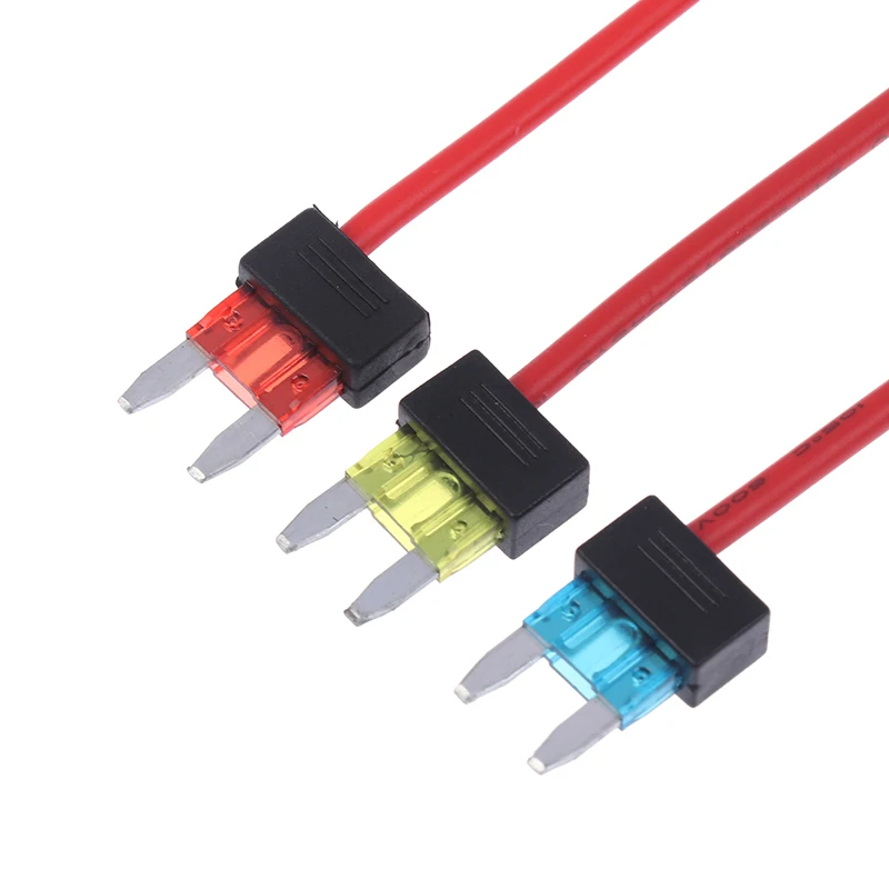 12V 3A 5A 10A 15A 20A Car Fuse Holder Add-a-circuit TAP Adapter Mini ATM APM Blade MINI Simple Safety Device