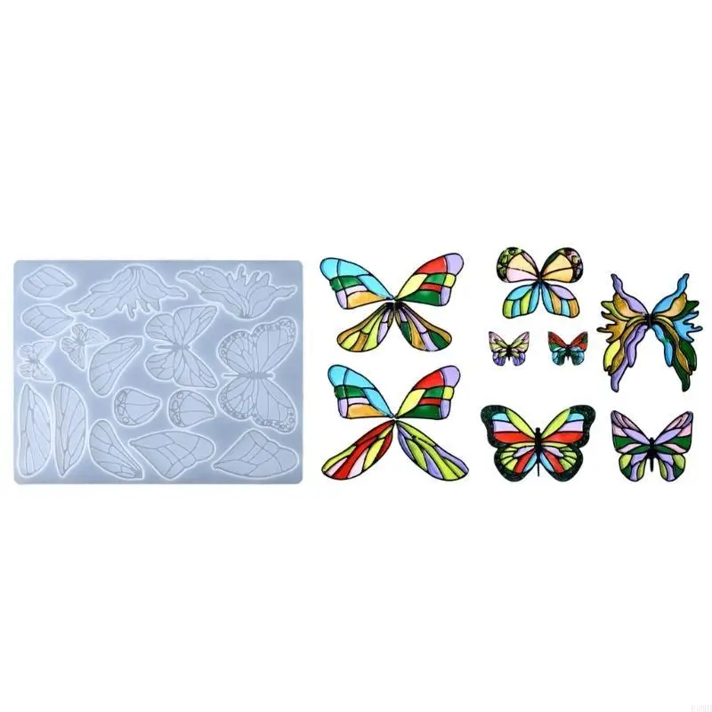 

Silicone Handmade Jewelry Projects Molds Beautiful Butterfly Wing F3MD