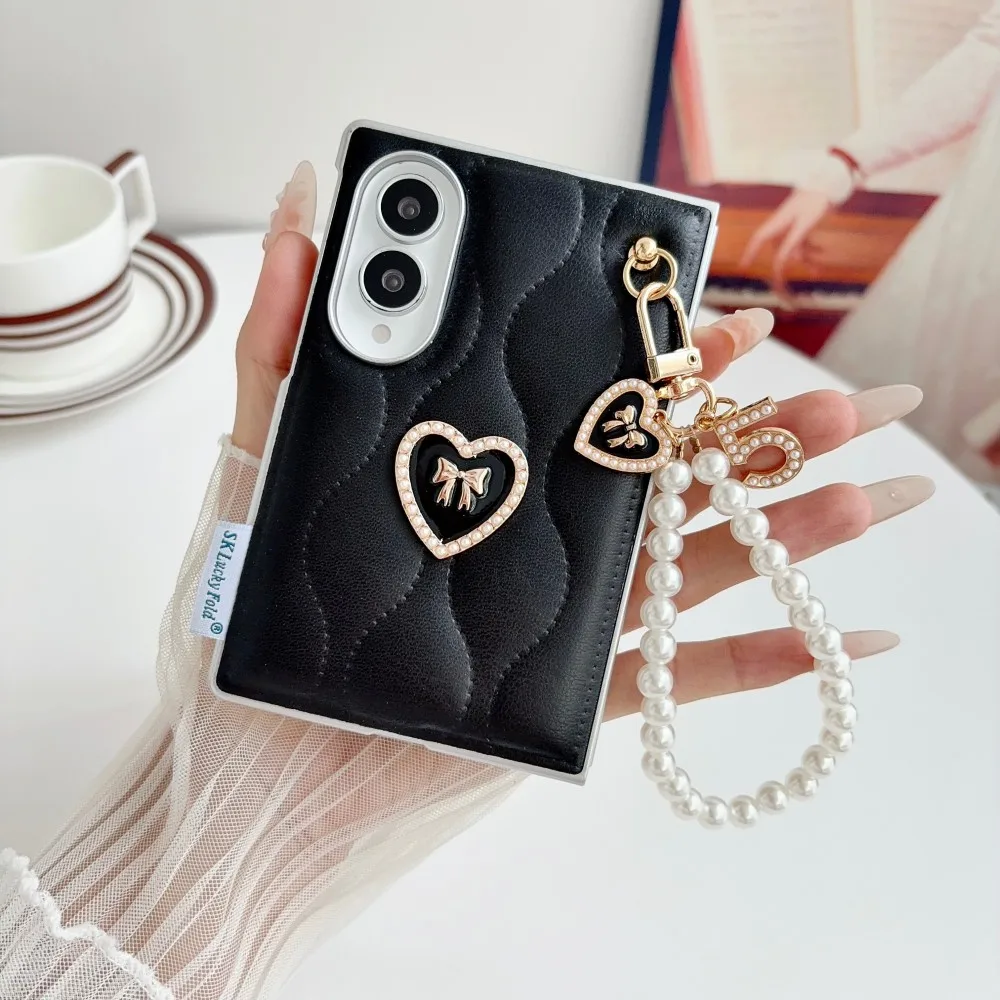 Love Bracelet For Samsung Galaxy Z Fold 8 Wide Fashion Down Jacket Soft Phone Case Protective PC Shell Back Cover