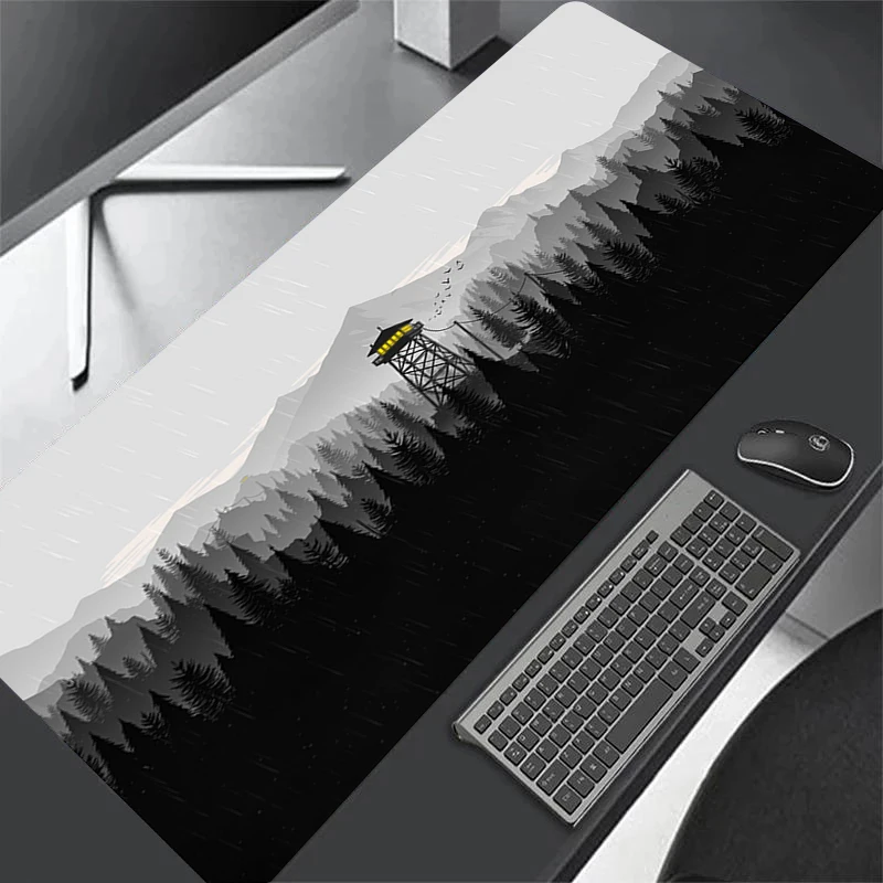 Deep Forest Firewatch Laptop Gamer Mousepad Gaming Non-slip Mouse Pad Large Locking Edge Keyboard 700x300 Deak Mat for Cs Go LOL