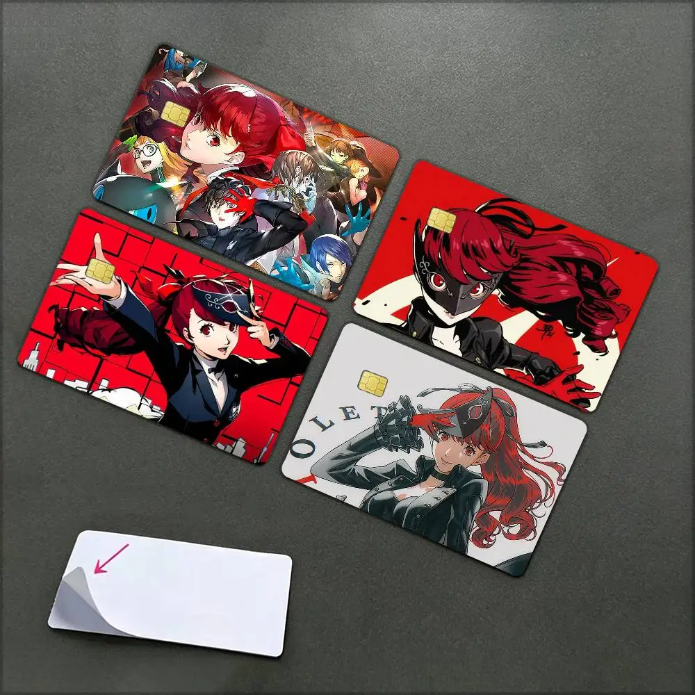 Kasumi Persona Yoshizawa 5   Waterproof Film Skin Cover Credit Card Stickers Debit Front Bank Bus Pass