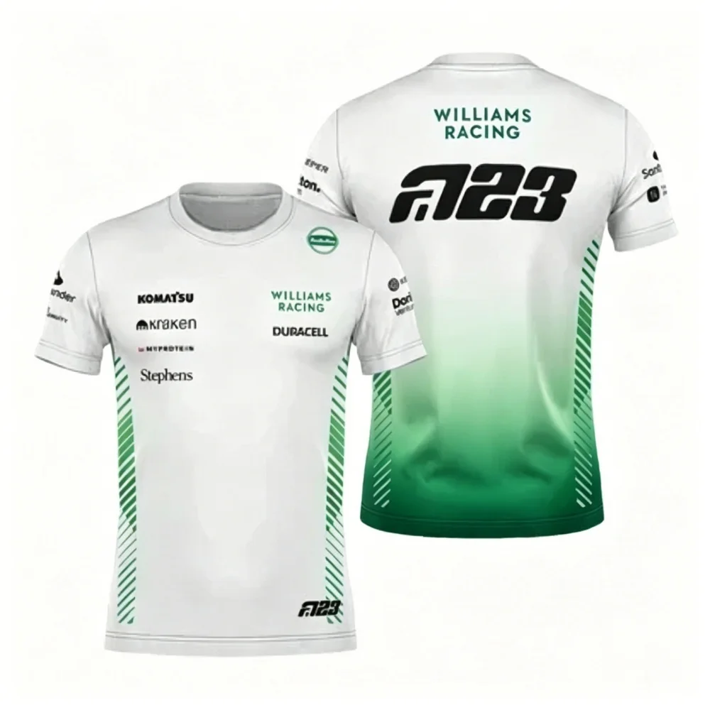 T-shirt Unisex Casual Sports Round Neck Top for F1 Fans Collection - view 5