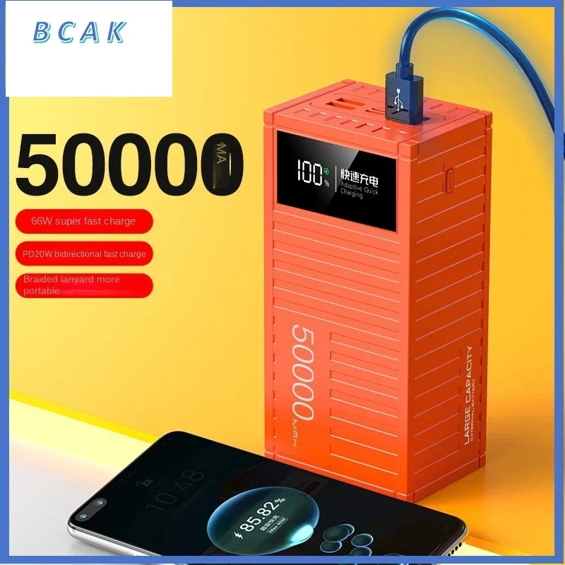 

BCAK Discount Store Power Bank 20000mah 50000mah Wholesale 66w Portable Power Bank Fast Charge Mobile Phones Mobile Power Supply