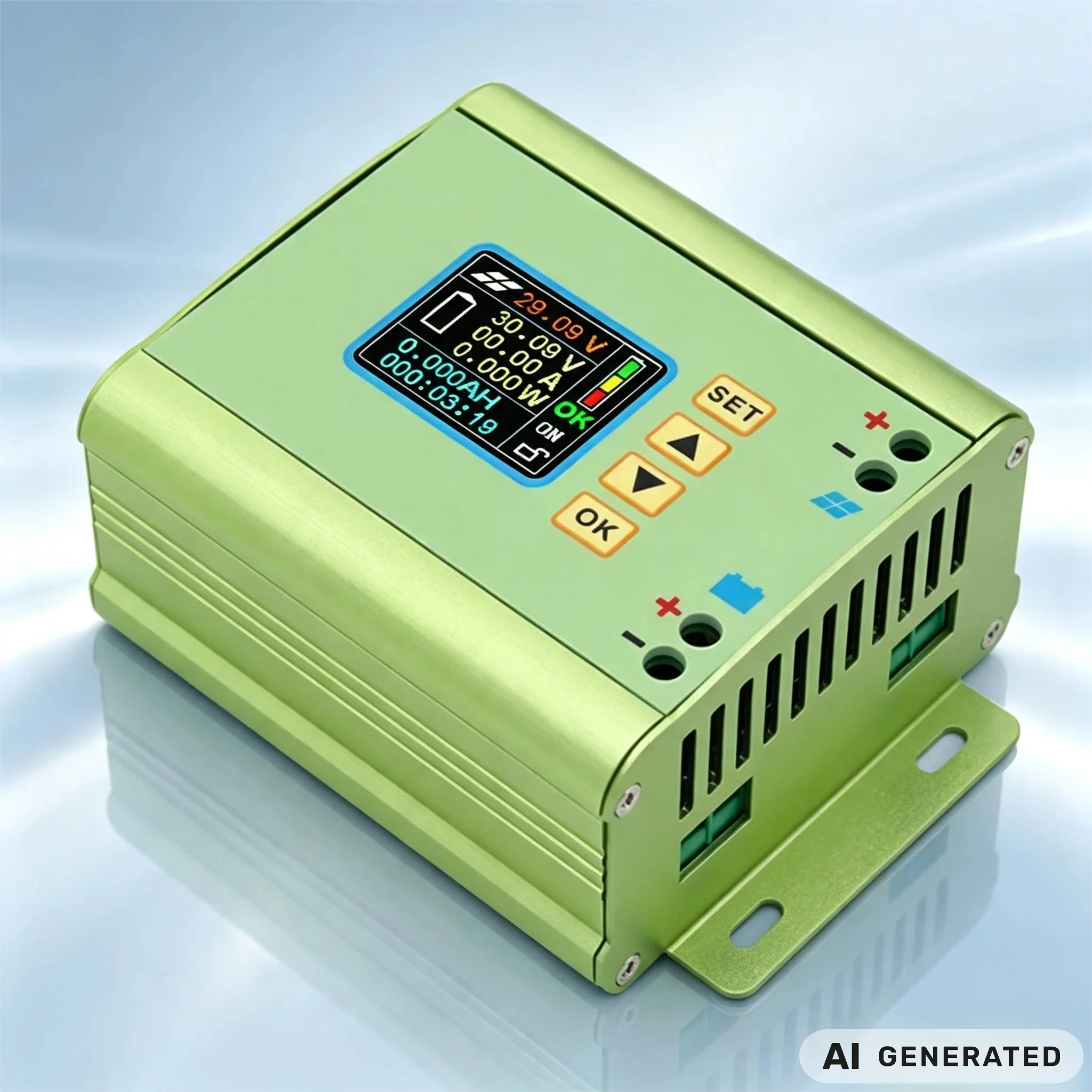 MPT-7210A MPPT Solar Charge Controller Digital Boost Module 24V 36V 48V 60V 72V Battery Charger For Lead Acid Lithium