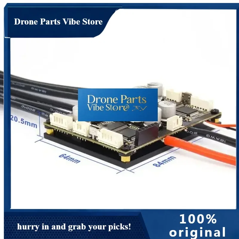 

Drone PartsFlipsky Dual FSESC4.20 Plus (Based On VESC ) With Anodized Aluminum Heatsink 100A