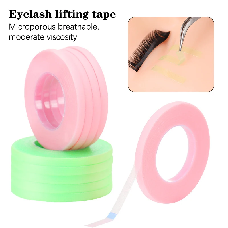 5/10Rolls 4mm Lash Extension Tape Pink And Green Eyelash Extension Tape Breathable Professional Eyelashes Supplies Accessorie