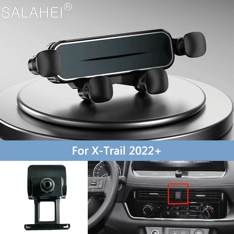 

Gravity Car Mobile Phone Mount Holder For Nissan X-Trail T32 T33 Qashqai J11 2022 Air Vent GPS Stand Special Navigation Bracket