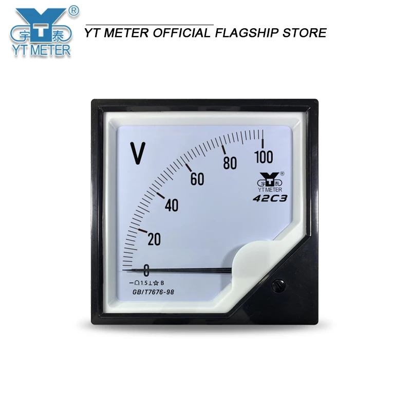 42C3-V dc voltmeter 10/50/250/300/450/600/750 V excitation dc42c20 intermediate frequency