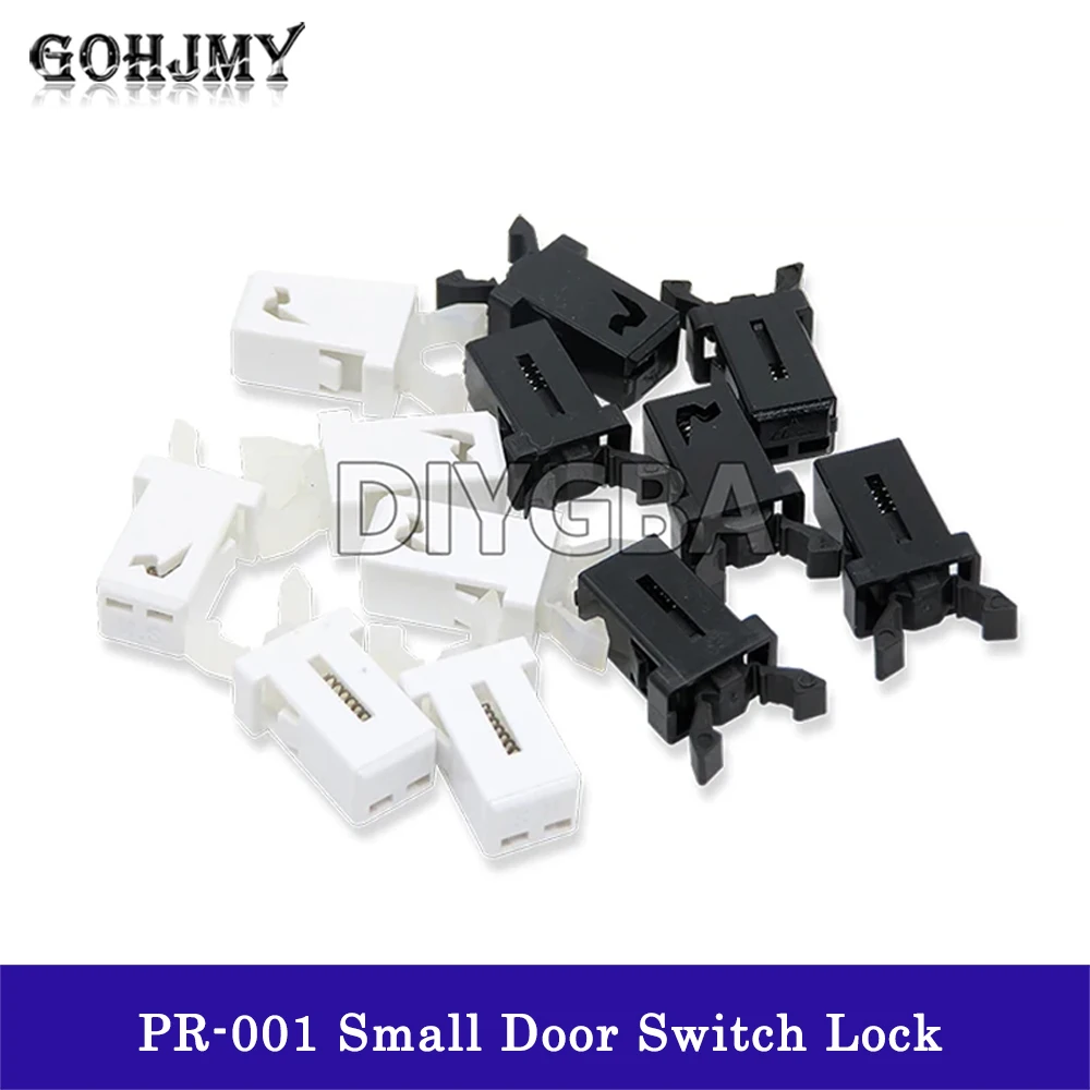 10PCS PR-001 Small Door Lock Switch Lock For MS Air Conditioner Set Top Box TV EVD DVD Door Cover Black White