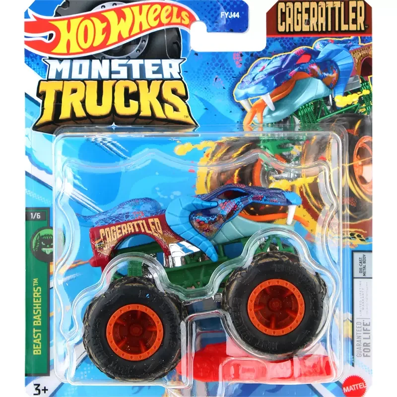 Hot Wheels Monster Trucks Auto Speelgoed Voor Jongens Grote Voet Crush Levering Mandalorian Star War Night Shifter Rodger Dodger Samson Cadeau