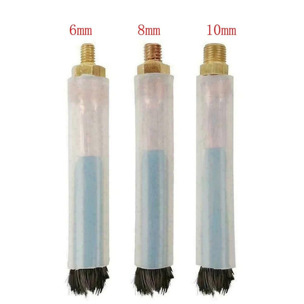 M6/M8/M10Thread Carbon Fibre Weld Cleaning Brush TIG WIG MIG Polish Stainless Steel Welds Cleaning Brush