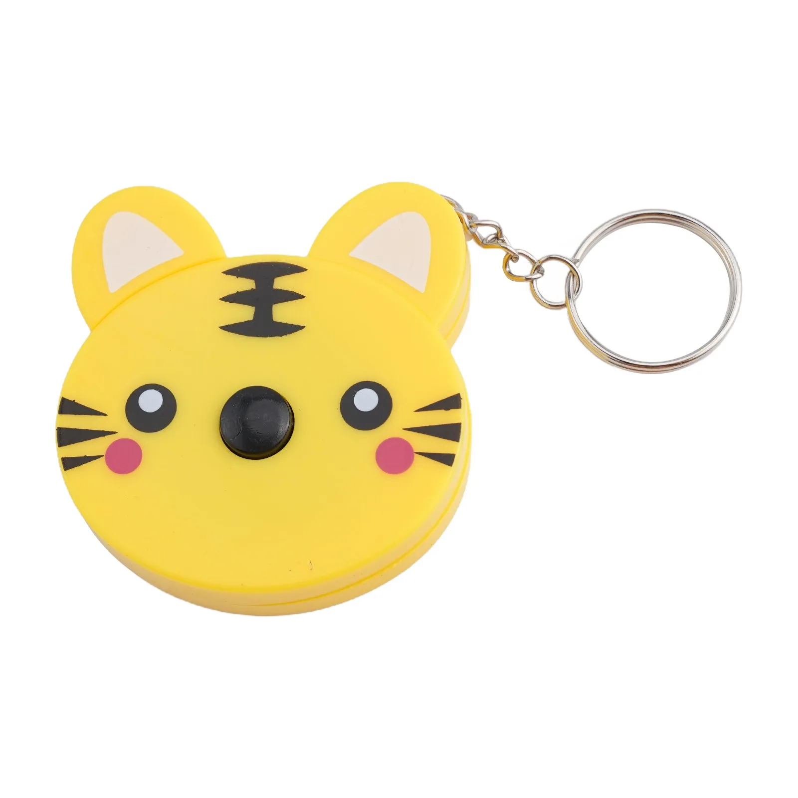 Cartoon Tape Measure 0-150cm 0-60 Inch for mini Portable Animal Shape Key Ring Automatic Tape Measure Panda Frog