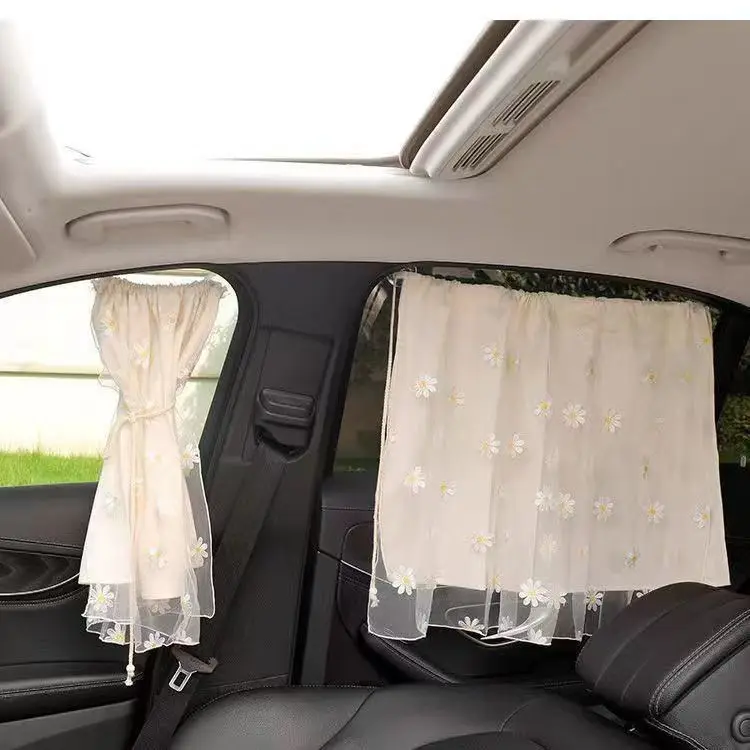 

Car Window Suction Cup Lace Sunshade Baby Sun Block Heat Insulation Privacy Universal