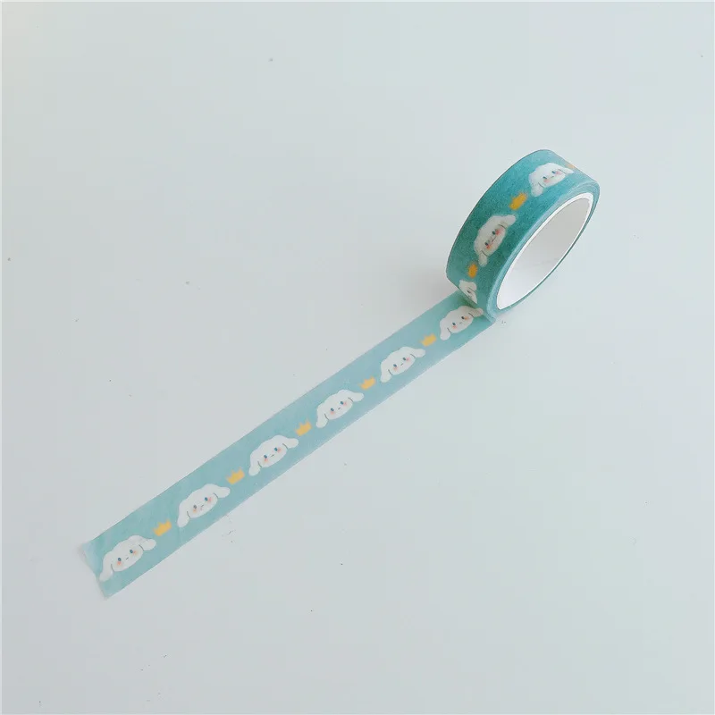 10pcs/lot 15mm*5M Sanrio Kuromi Cinnamoroll Washi Tape Pochacco Sticker Scrapbooking Diary Adhesive Masking Tape Stationery Gift