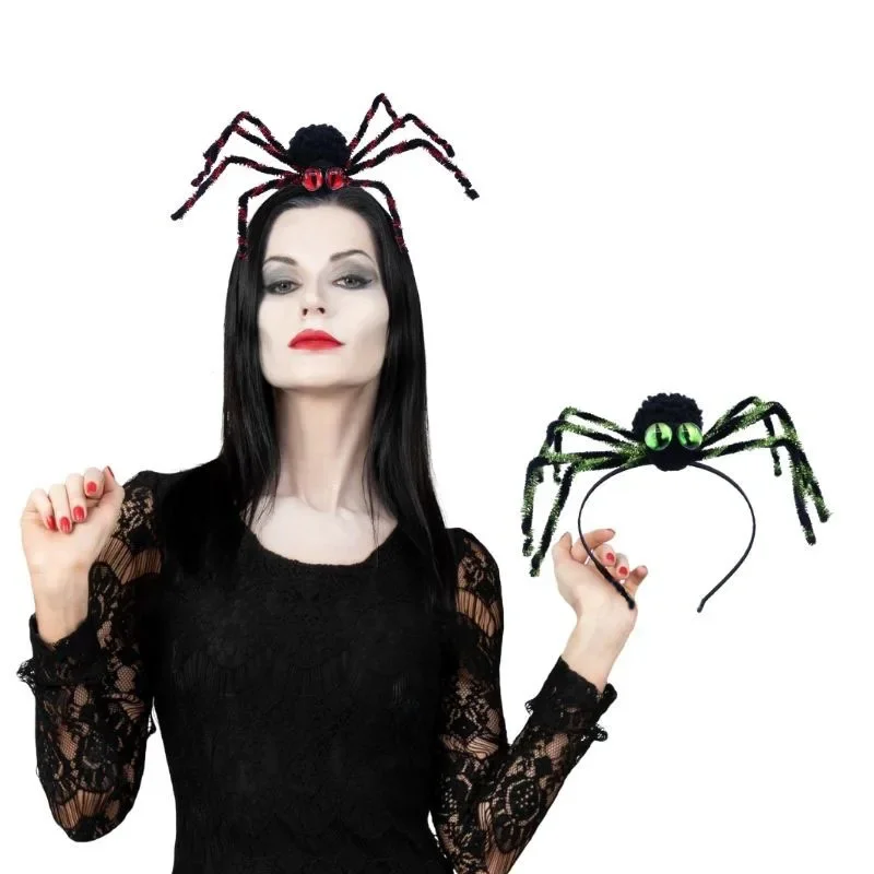 

Halloween dress up supplies, spider headbands, children's adult hair accessories, funny creative headgear, horror party decorati