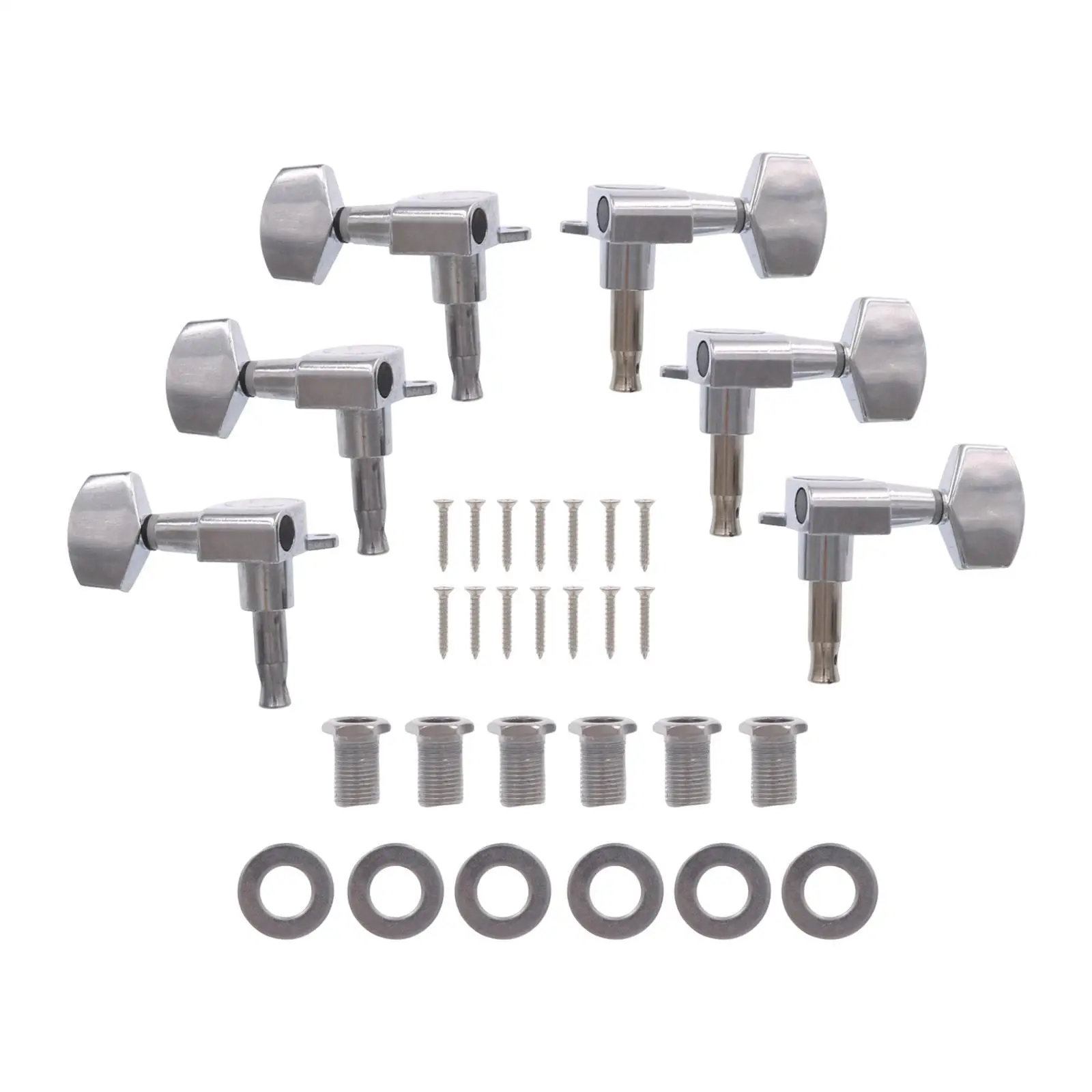 3L3R Enclosed Metal Guitar Tuning Pegs Fit Most Electric Acoustic Guitars Machine Heads for Guitar Parts and Tools