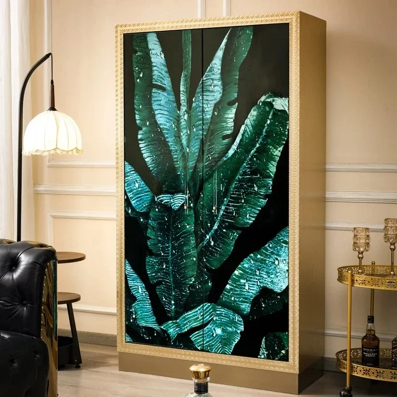 Light luxury living room partition display locker home decoration wine cabinet wardrobe
