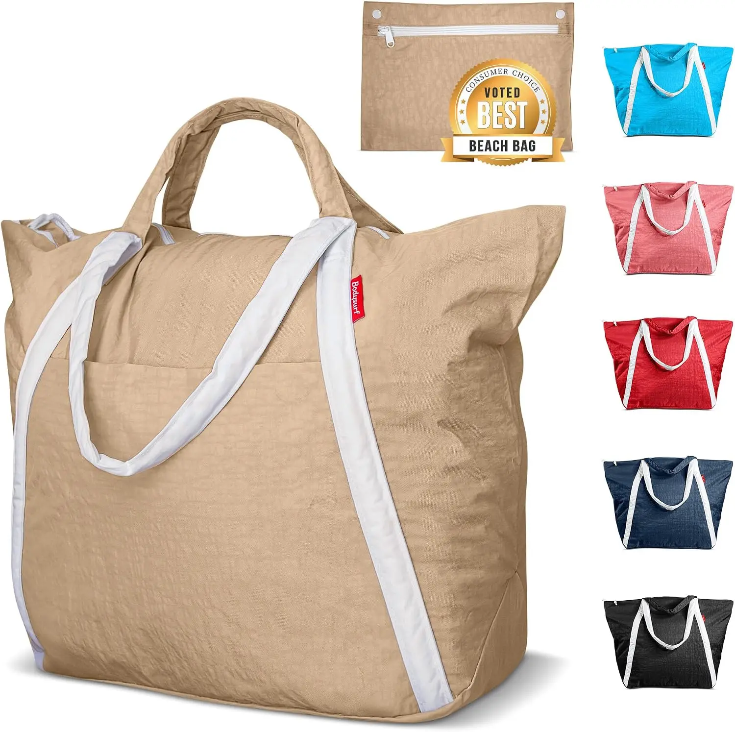 Waterproof Sandproof Lightweight Beach Tote Bag