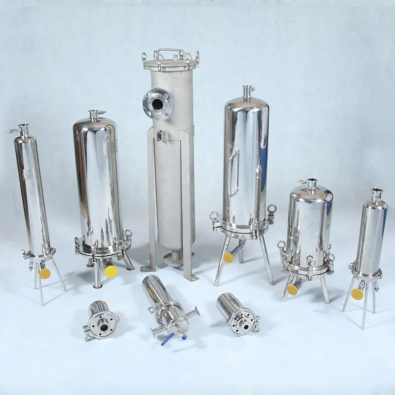 Filter Bag Type Stainless Steel High Efficiency Pre Filtration Oil Filter with Housing for Edible Oil