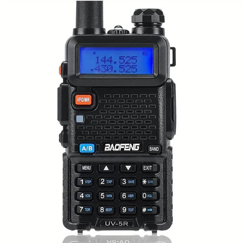 

Baofeng UV-5R walkie talkie, with a communication distance of up to 1-10km and 5W for long-distance communication