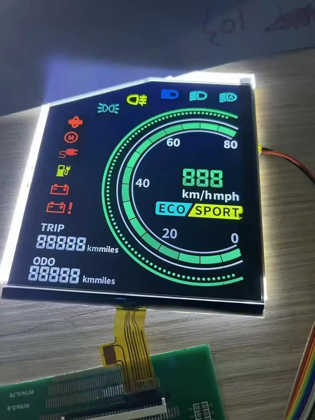 Customized LCD Display Module, Segment Display, TFT Module, VA Segment Display Screen