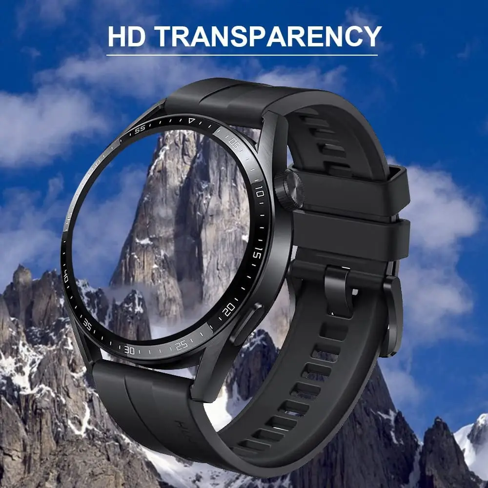 Screen Protector Cover For Huawei Watch GT 3 2 GT3 GT2 Pro 42mm 46mm Smart Watch Soft Glass Curved Protective Film Accessories