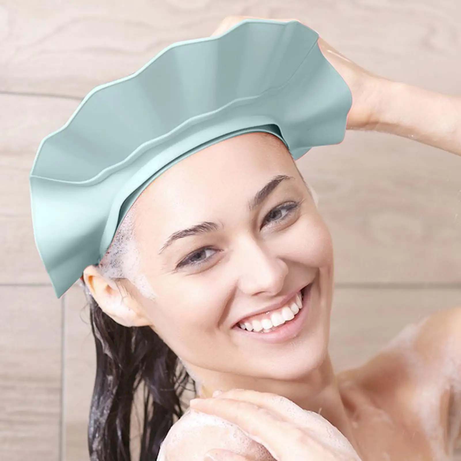 

Baby Hair Washing Hat, Baby Adjustable Shower Cap, Bath Visor For Toddler, Splash-Proof Adjustable Shampoo Shower Protection Hat