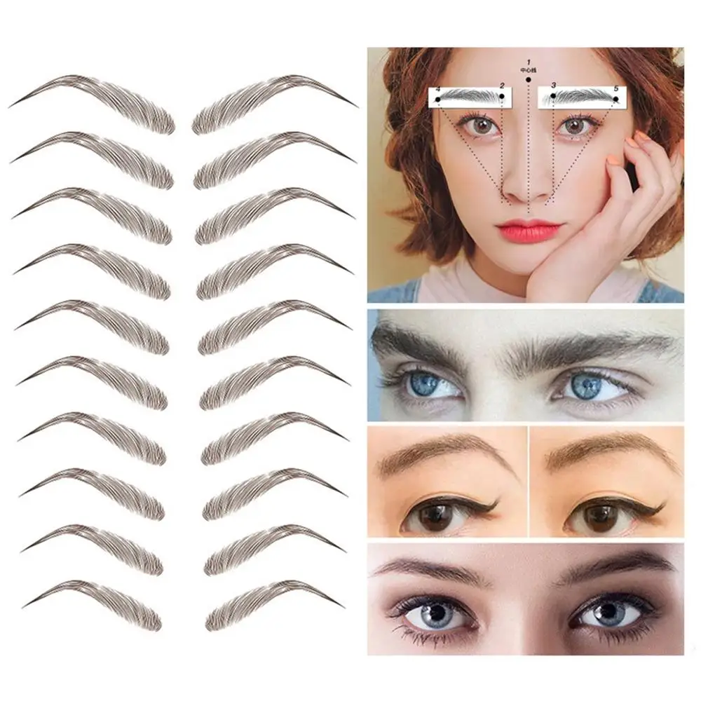 Eyebrow Tattoo Natural-looking Hair-like Authentic Waterproof Long-lasting Easy-t Hair-like Eyebrow Sticker That Lasts All Day