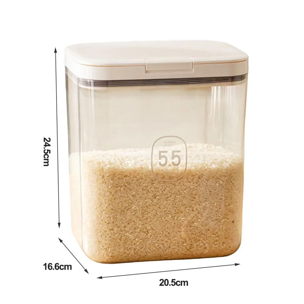 User-friendly Flour Dispenser Flour Dispenser Multi-functional Rice Flour Food Storage Containers Easy One-handed Operation Good