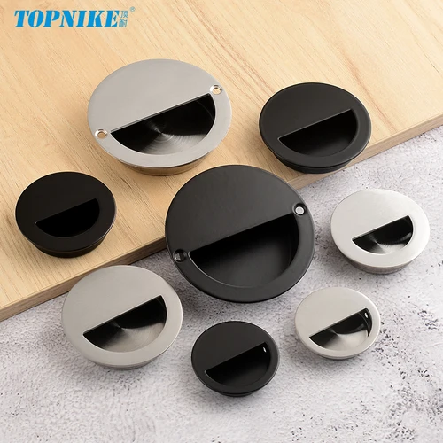 Imagen 2 del producto Tiradores invisibles para muebles, puertas correderas ocultas, manijas para gabinete, manija oculta para cajón, acero inoxidable