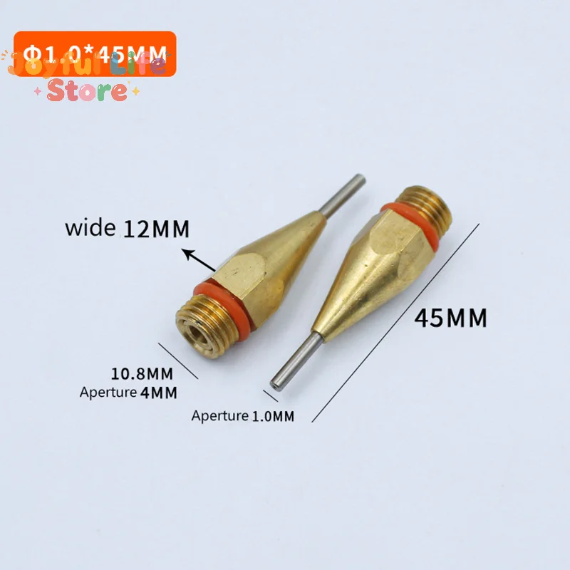 Hot Glue  Nozzle Accessories Copper Material Suitable For Hot Melt Glue  With Glue Stick Built-in Leakproof Steel Ball