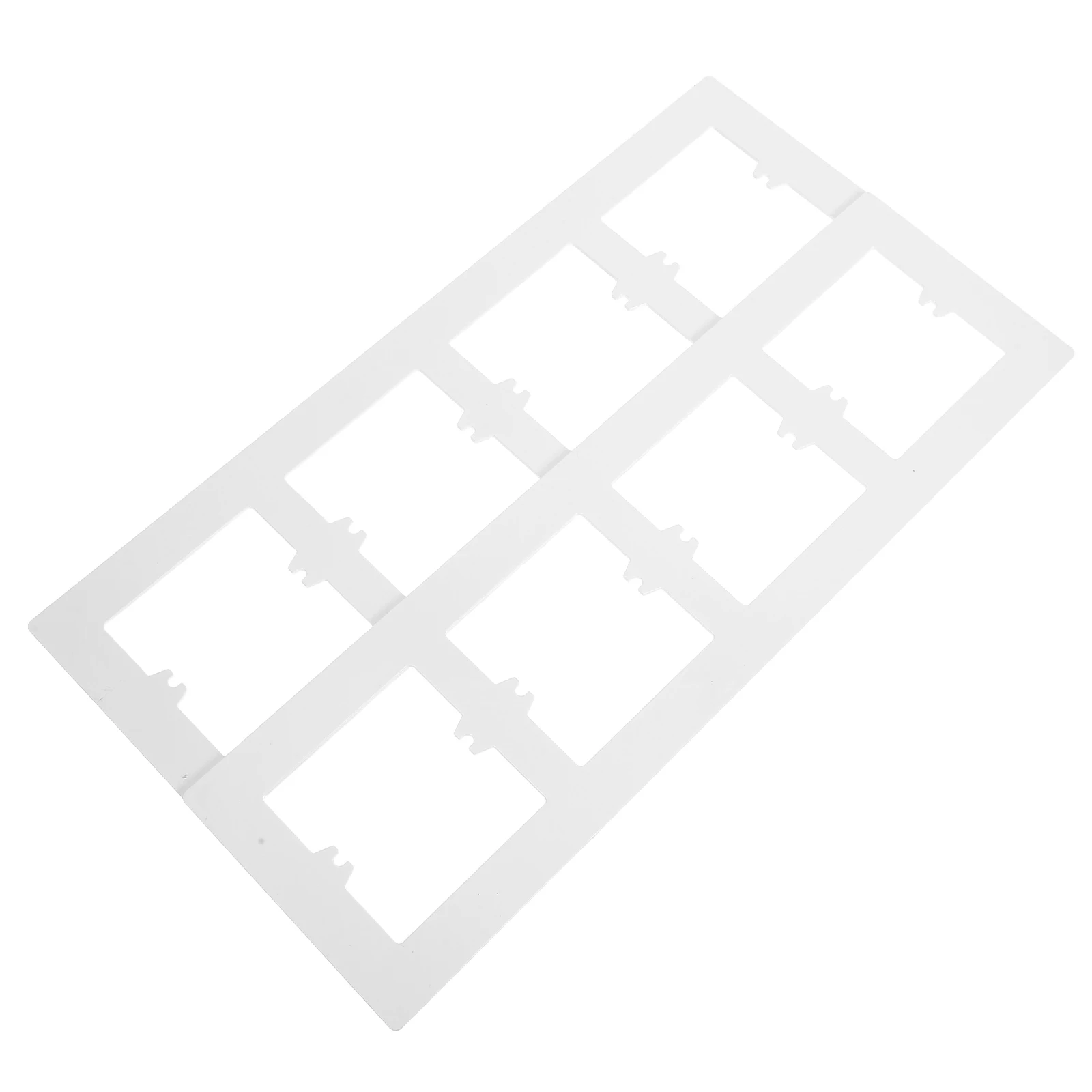 2Pcs Socket Panels White Outlet Cover Plates for Wall Receptacle Electrical Rocker Boxes Compatibility