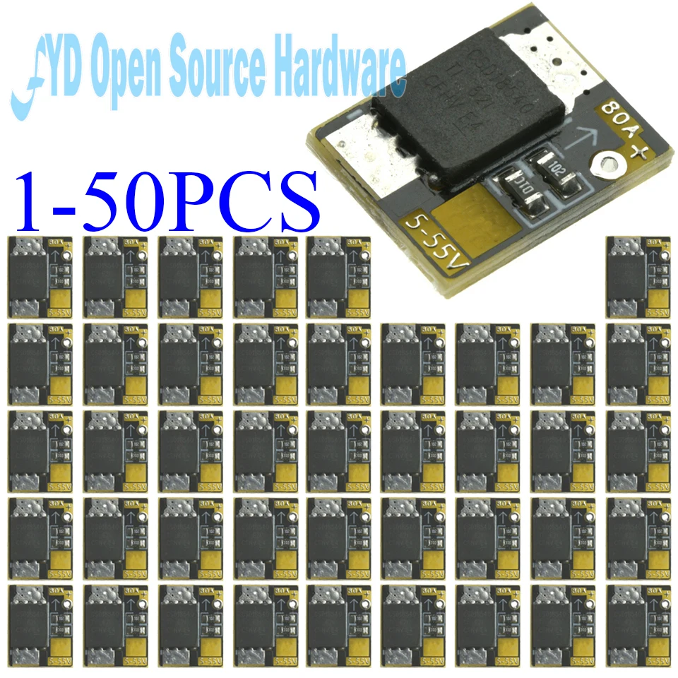 1-50-шт-мини-модуль-mosfet-ШИМ-переключателя-высокой-мощности-0-60-В-35-А-непрерывный-переход-80-А-для-управления-двигателем-led-arduino