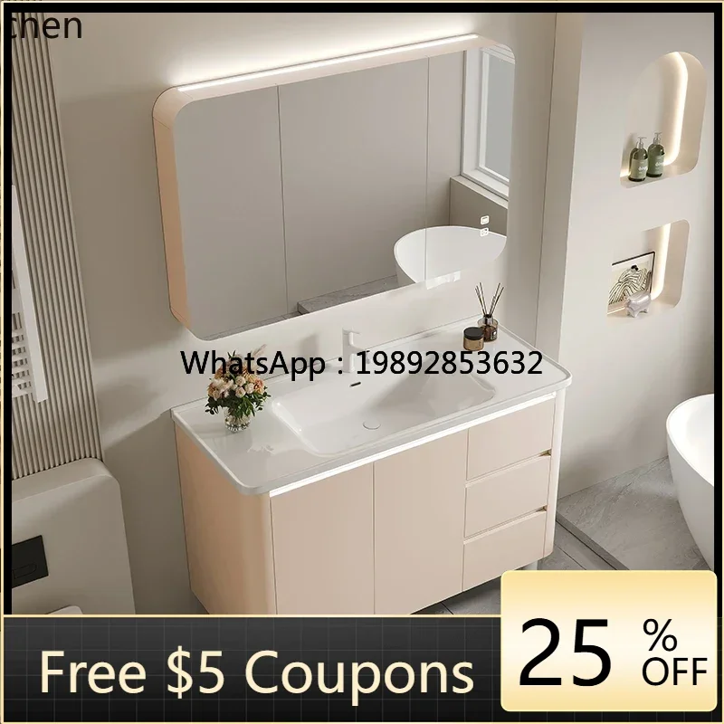 

XX ceramic integrated basin bathroom floor-to-ceiling face wash basin bathroom cabinet combination washbasin