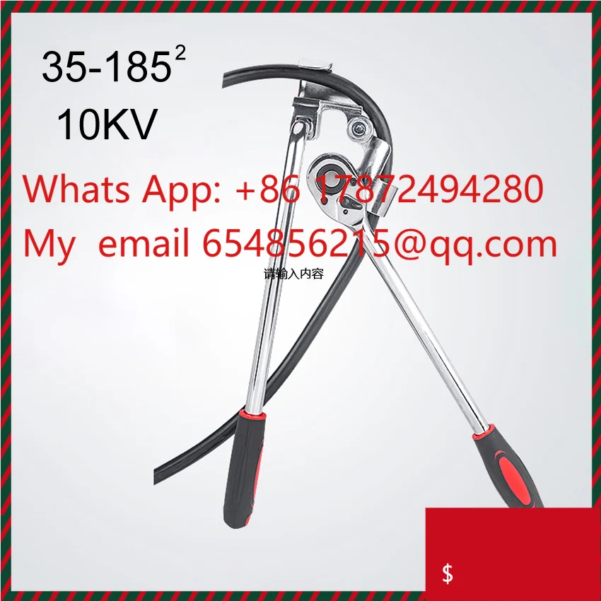 35-185 Square Cable Bending Tool CCD Manual 10KV Cable Bender Portable Ratchet Wrench Under Ground Wire Bender Hand Tool Set